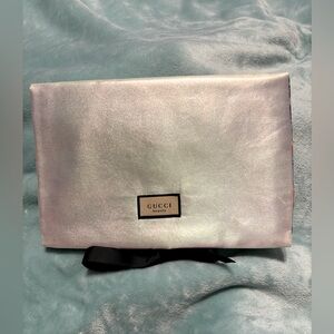 Gucci Women's Iridescent Satin Cosmetic Bag